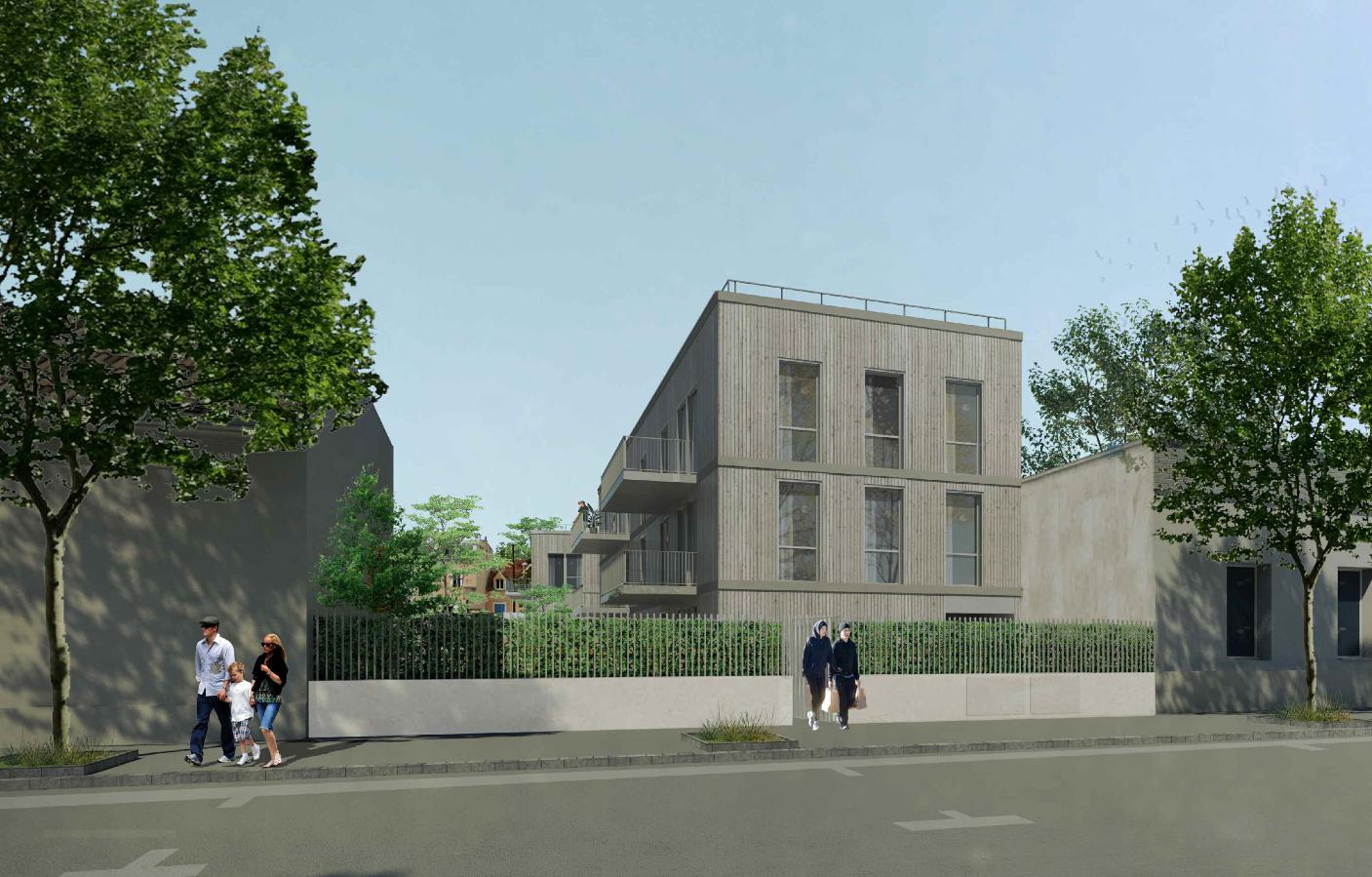 Construction de 12 logements collectifs - Avenue de Reuil. — photo 1